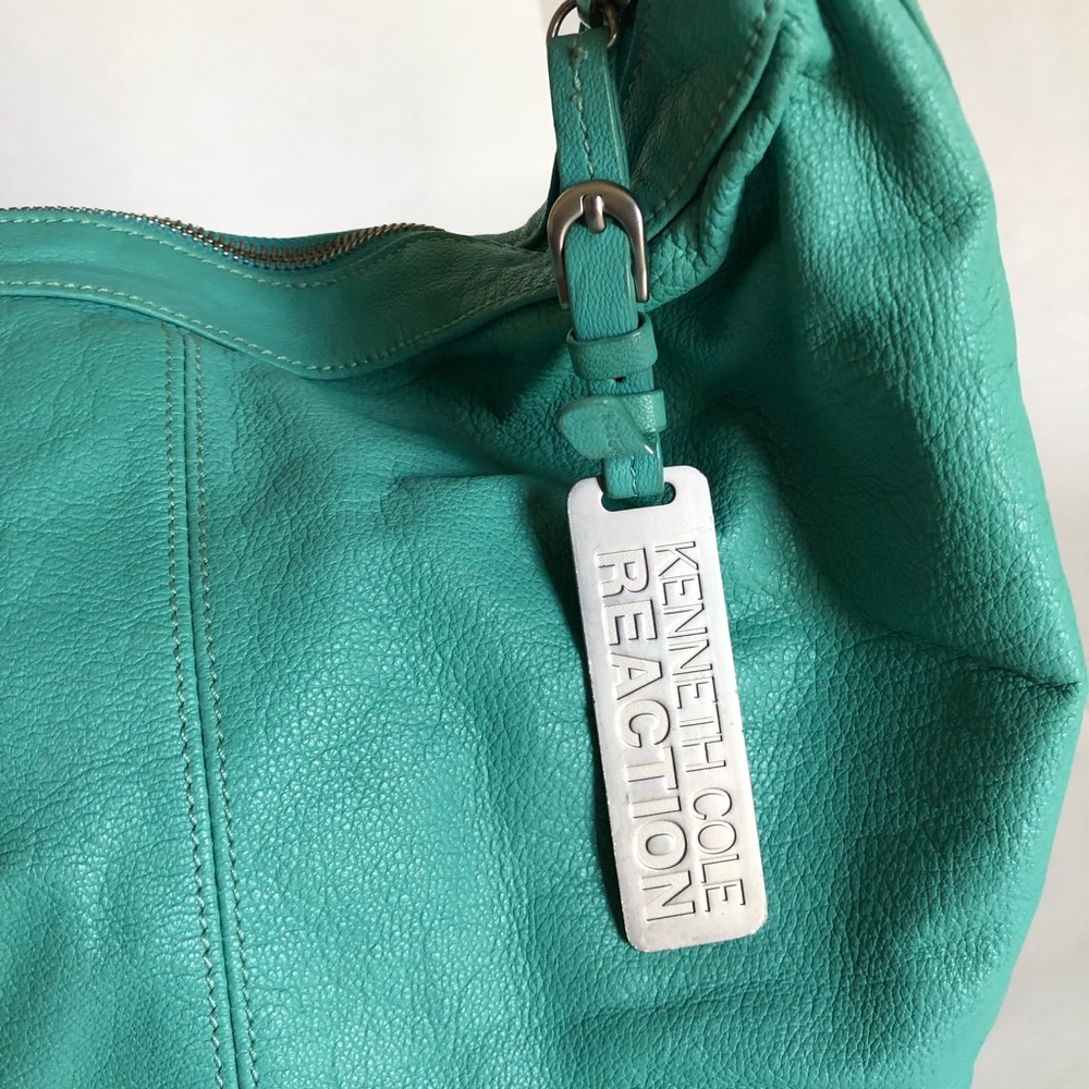 Kenneth Cole Reaction teal hobo bag
